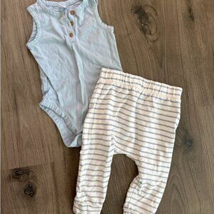 Nordstrom Blue Striped Outfit